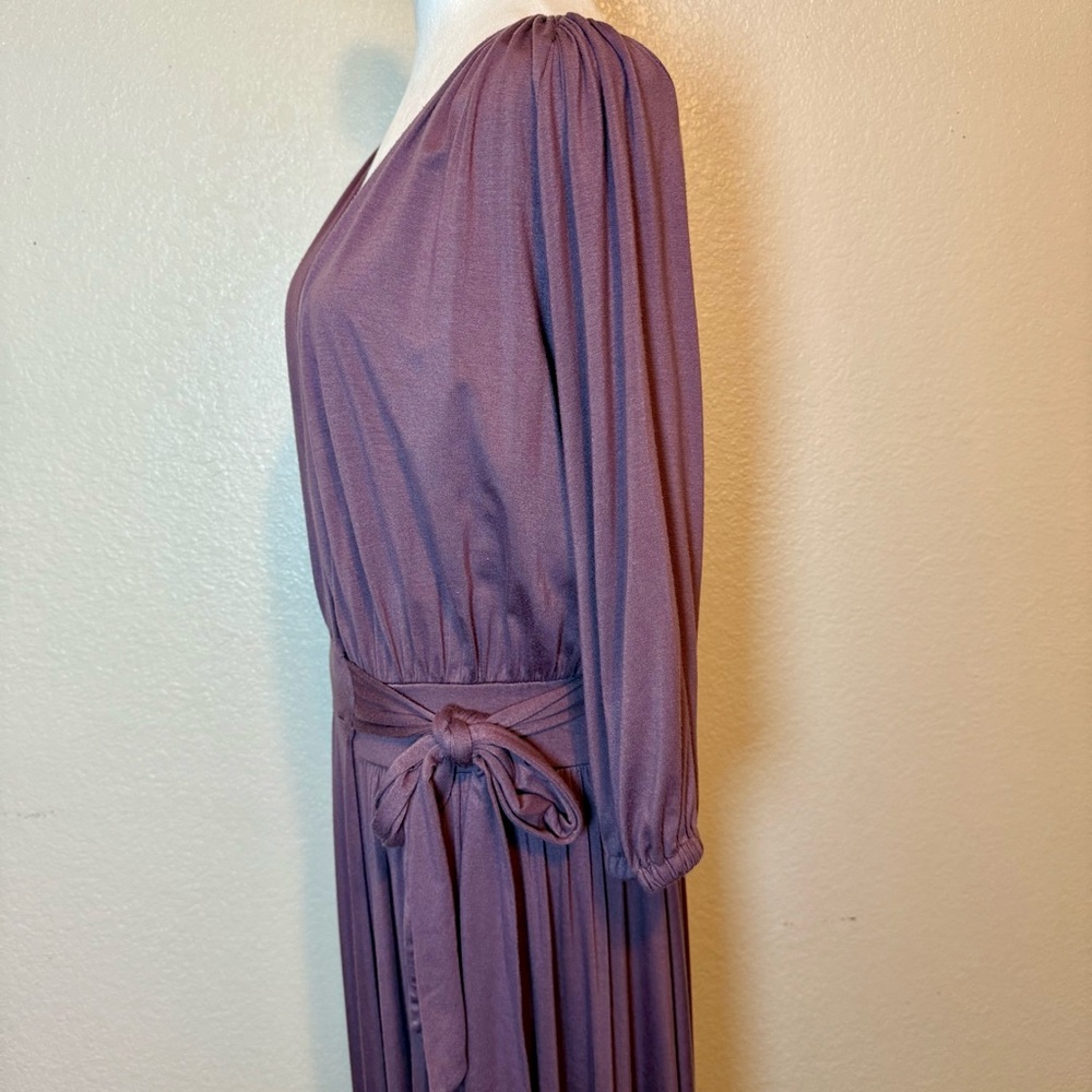 Rachel Pally Long Maxi Caftan Wrap Dress Purple Size Small - Picture 7 of 16